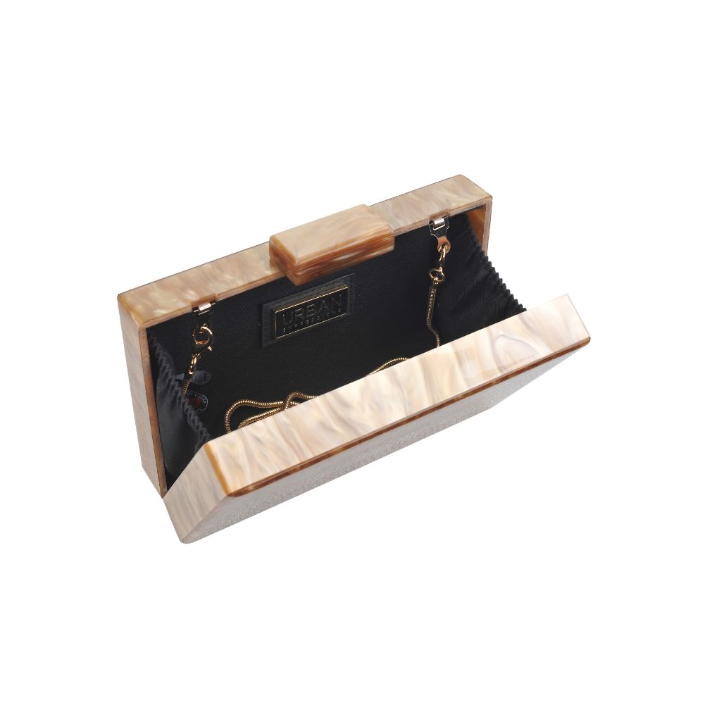 Product Image of Urban Expressions Ariel Evening Bag 840611171351 View 4 | Chocolate