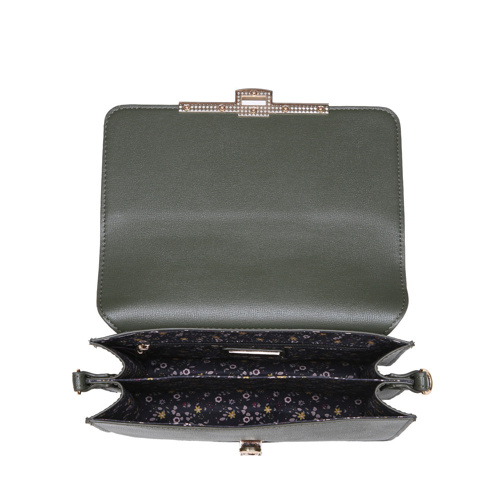 Product Image of Urban Expressions Hermione Crossbody NA-840611156846 View 4 | Olive