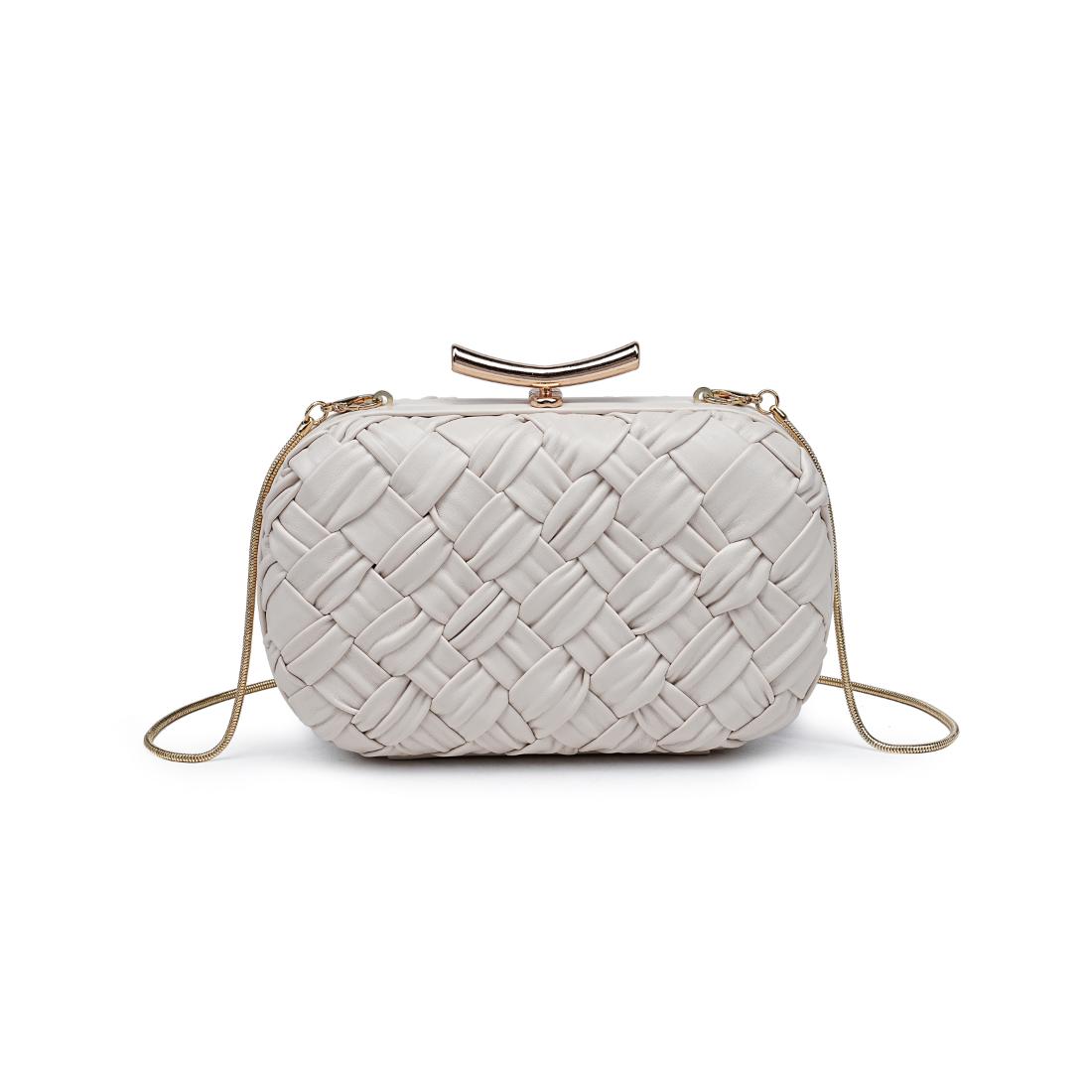 Product Image of Urban Expressions Rya Evening Bag 840611199911 View 5 | Ivory