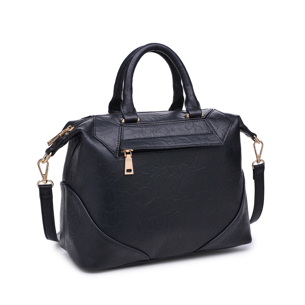 Woman wearing Black Urban Expressions Hayden Satchel NA-840611160065 View 6 | Black