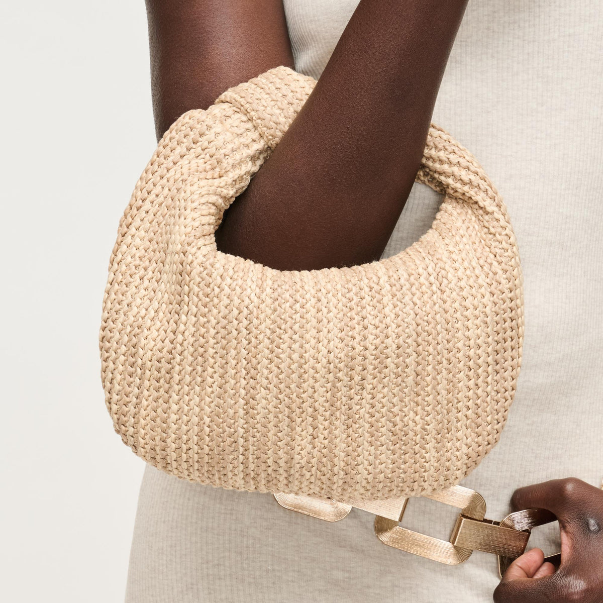 Woman wearing Natural Multi Urban Expressions Tracy - Summer Vibes Clutch 840504204319 View 1 | Natural Multi