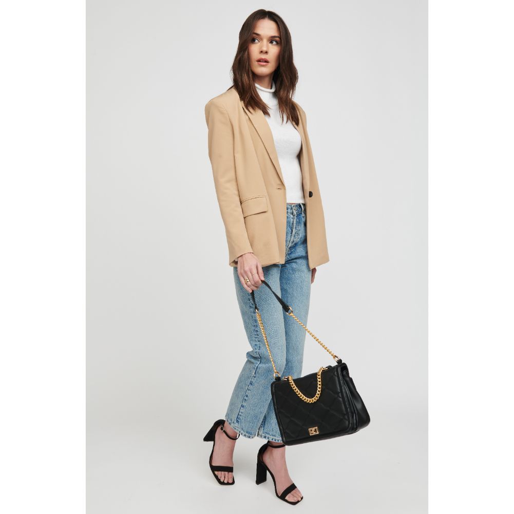 Woman wearing Black Urban Expressions Hermine Crossbody 818209015370 View 3 | Black