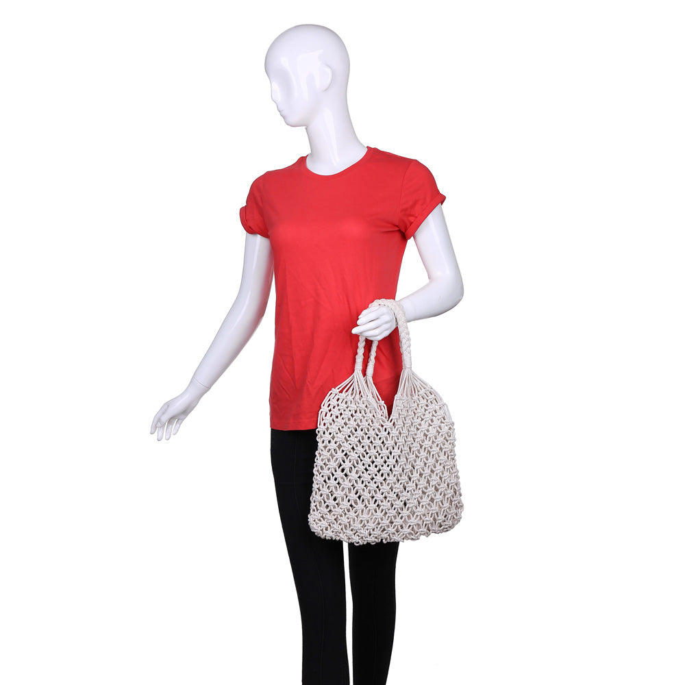 Product Image of Urban Expressions Penelope Tote NA-840611161857 View 5 | Ivory