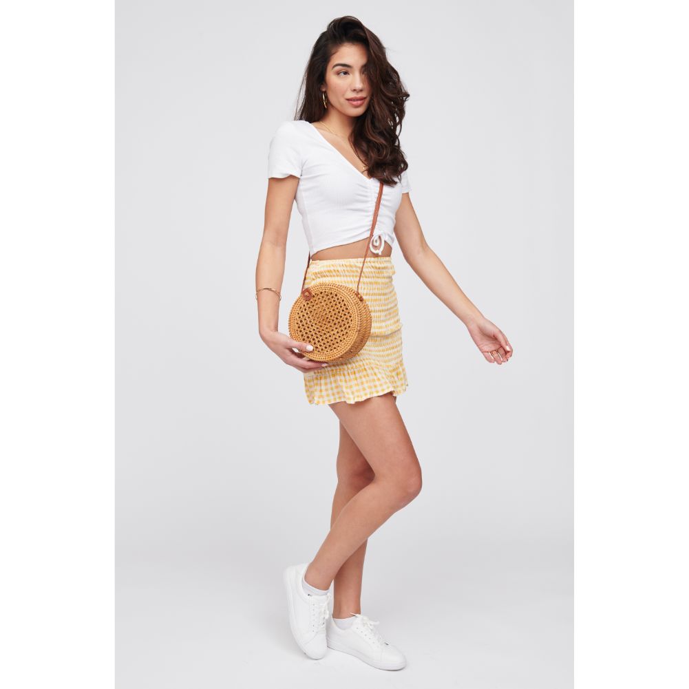 Woman wearing Natural Urban Expressions Zanzibar Crossbody 840611167613 View 3 | Natural