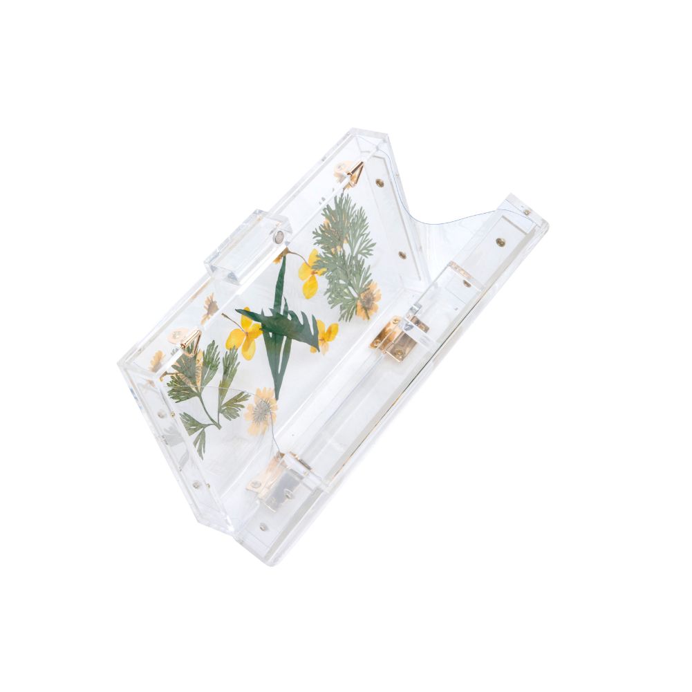 Product Image of Urban Expressions Fiore Evening Bag 840611180391 View 8 | Yellow