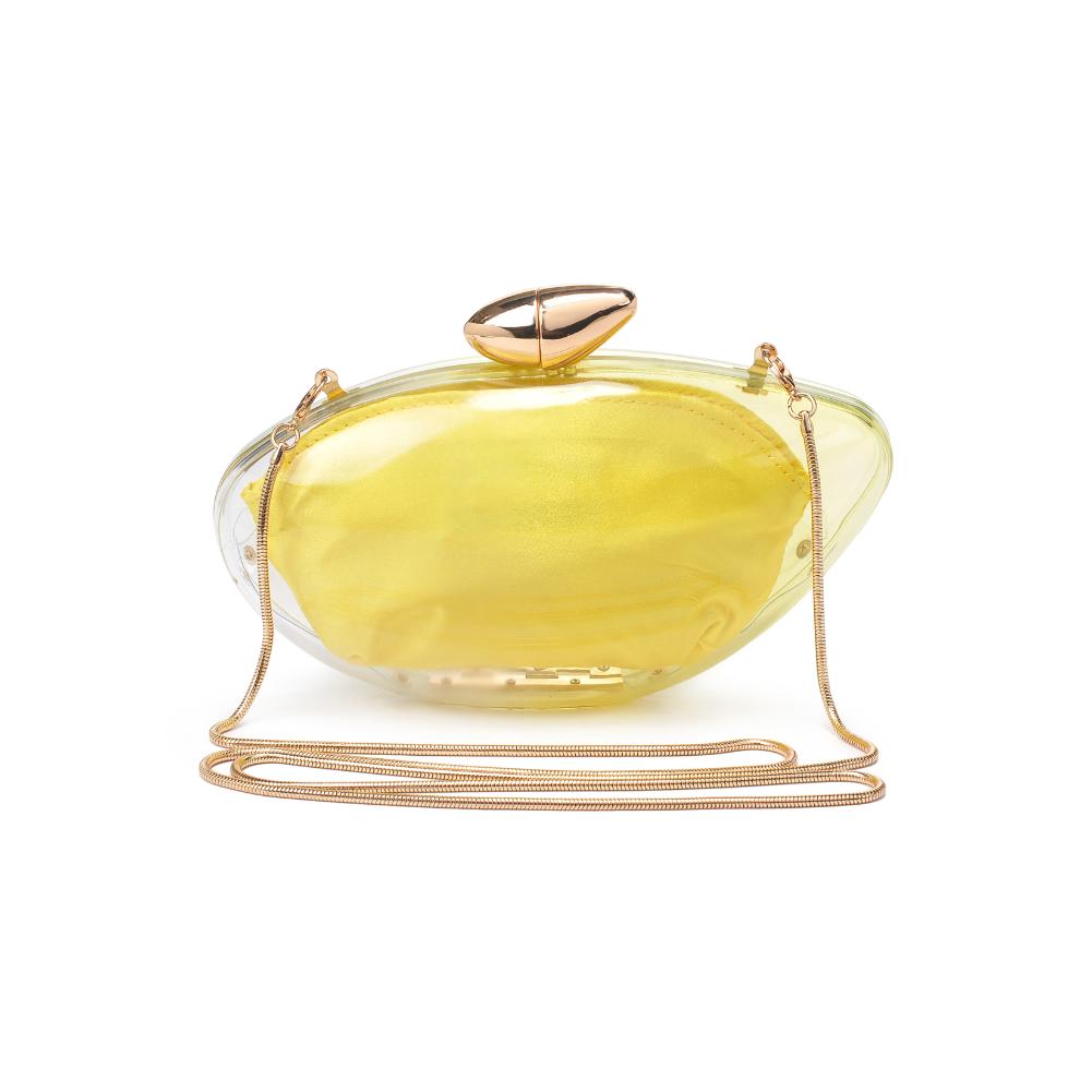 Woman wearing Yellow Urban Expressions Hayden Evening Bag 840611193339 View 7 | Yellow