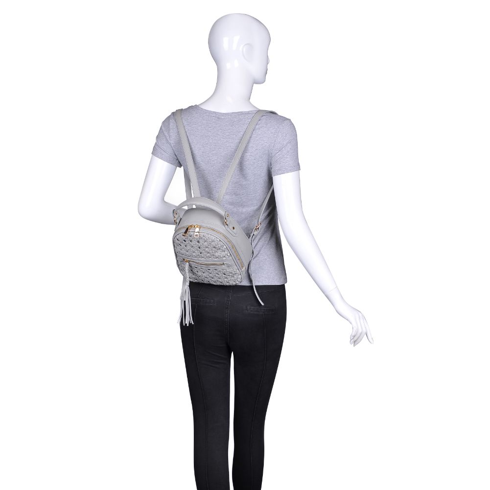Product Image of Urban Expressions Sandy Backpack 840611167453 View 5 | Dove Grey