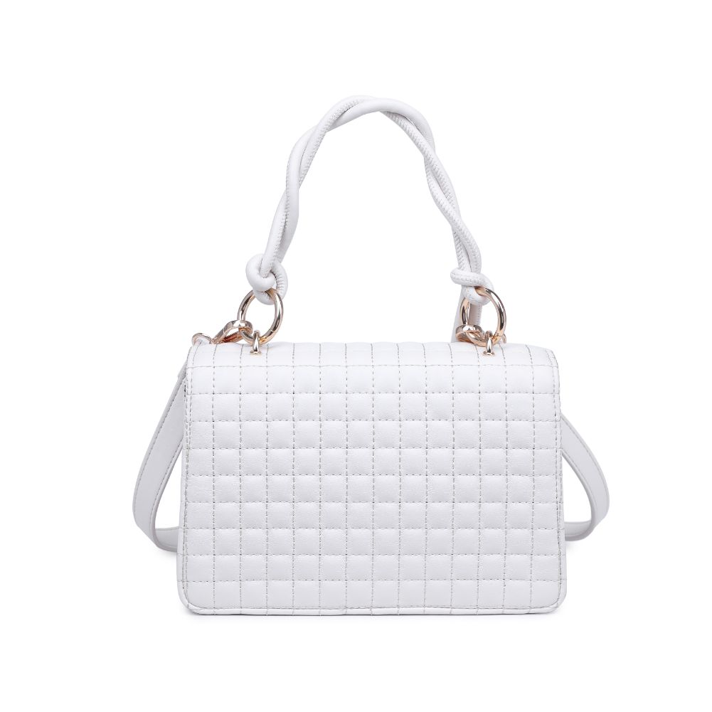 Woman wearing Oatmilk Urban Expressions Zoe Crossbody 840611115423 View 7 | Oatmilk