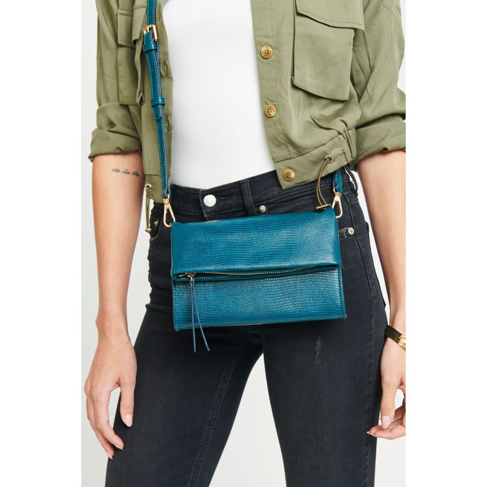 Woman wearing Emerald Urban Expressions Bree Crossbody 840611174796 View 2 | Emerald