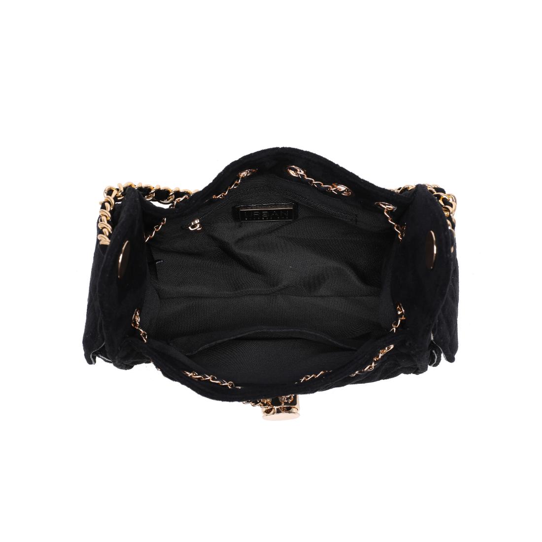 Urban Expressions Royalty Shoulder Bag 840504213458 View 4 | Black