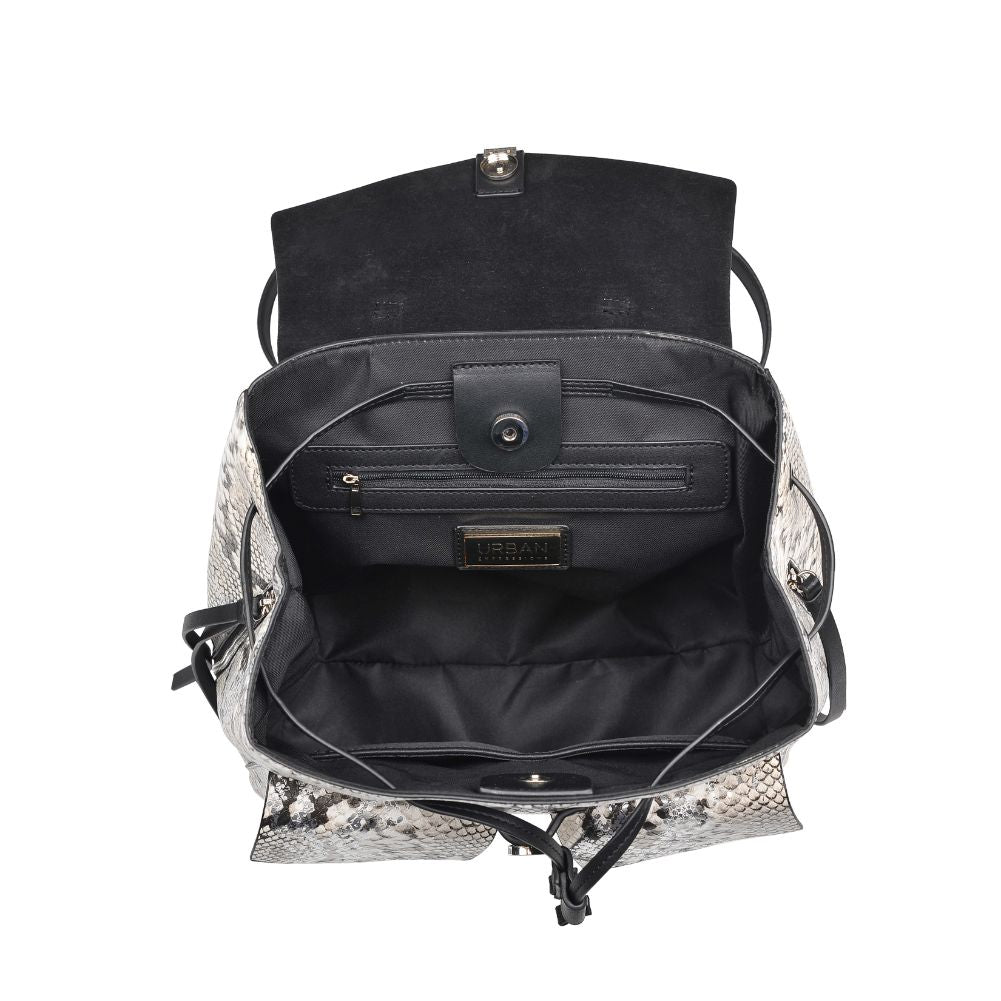 Product Image of Urban Expressions Charlize Backpack 840611168412 View 4 | White Black