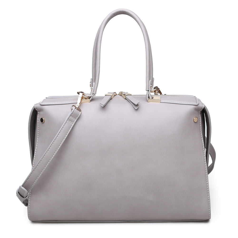 Product Image of Urban Expressions Nadia Satchel NA-840611149916 View 1 | Grey