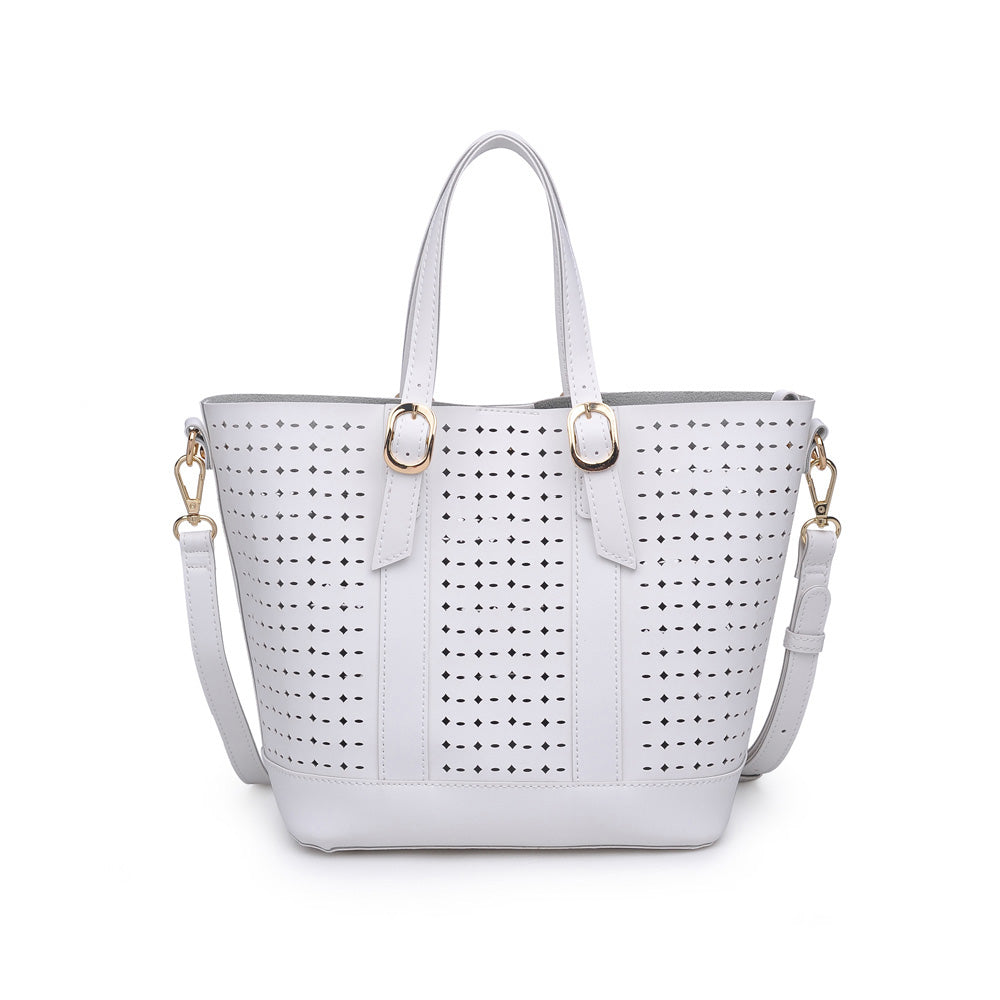 Product Image of Urban Expressions Magnolia Tote NA-840611158857 View 3 | Ivory