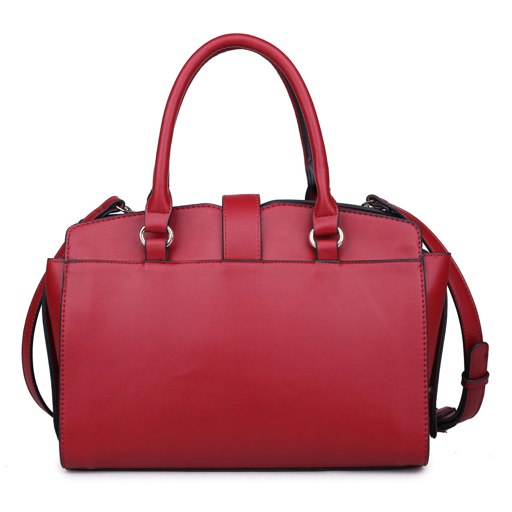 Product Image of Urban Expressions Cleo Satchel NA-840611149459 View 3 | Red