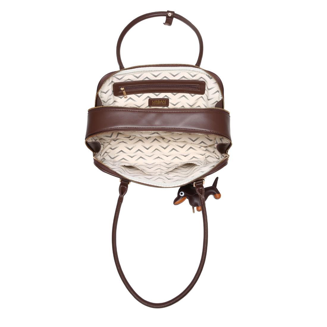 Product Image of Urban Expressions Ione Shoulder Bag 840611198099 View 4 | Matte Brown