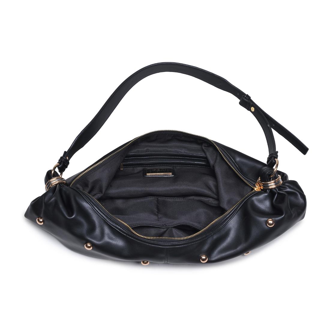 Woman wearing Black Urban Expressions Bianca Hobo 840611151131 View 9 | Black