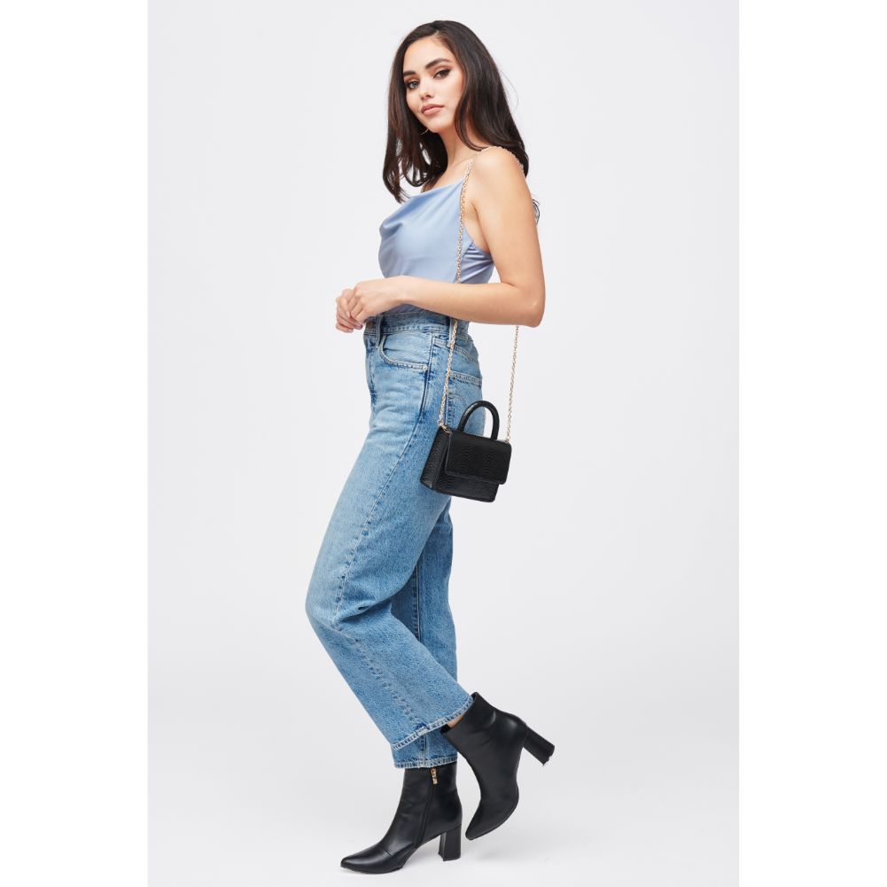 Woman wearing Black Urban Expressions Faye Top Handle 840611184764 View 3 | Black