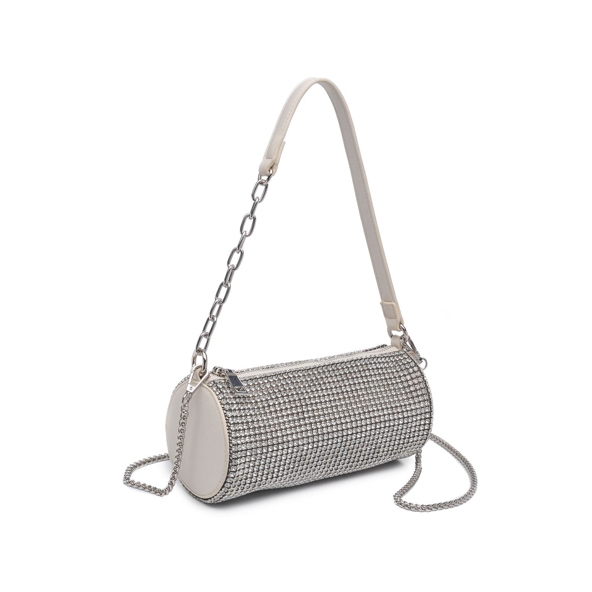 Product Image of Urban Expressions Britney Evening Bag 818209012652 View 6 | White