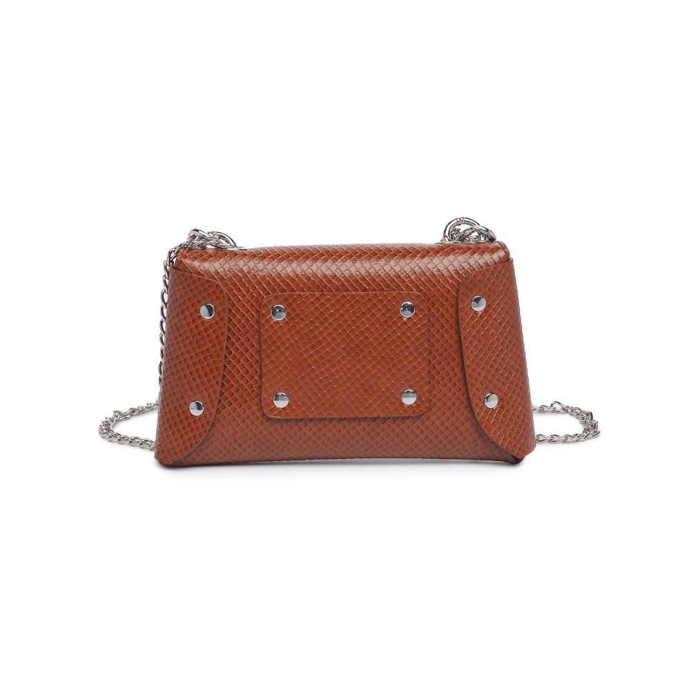 Woman wearing Tan Urban Expressions Teagan Crossbody 818209011594 View 7 | Tan