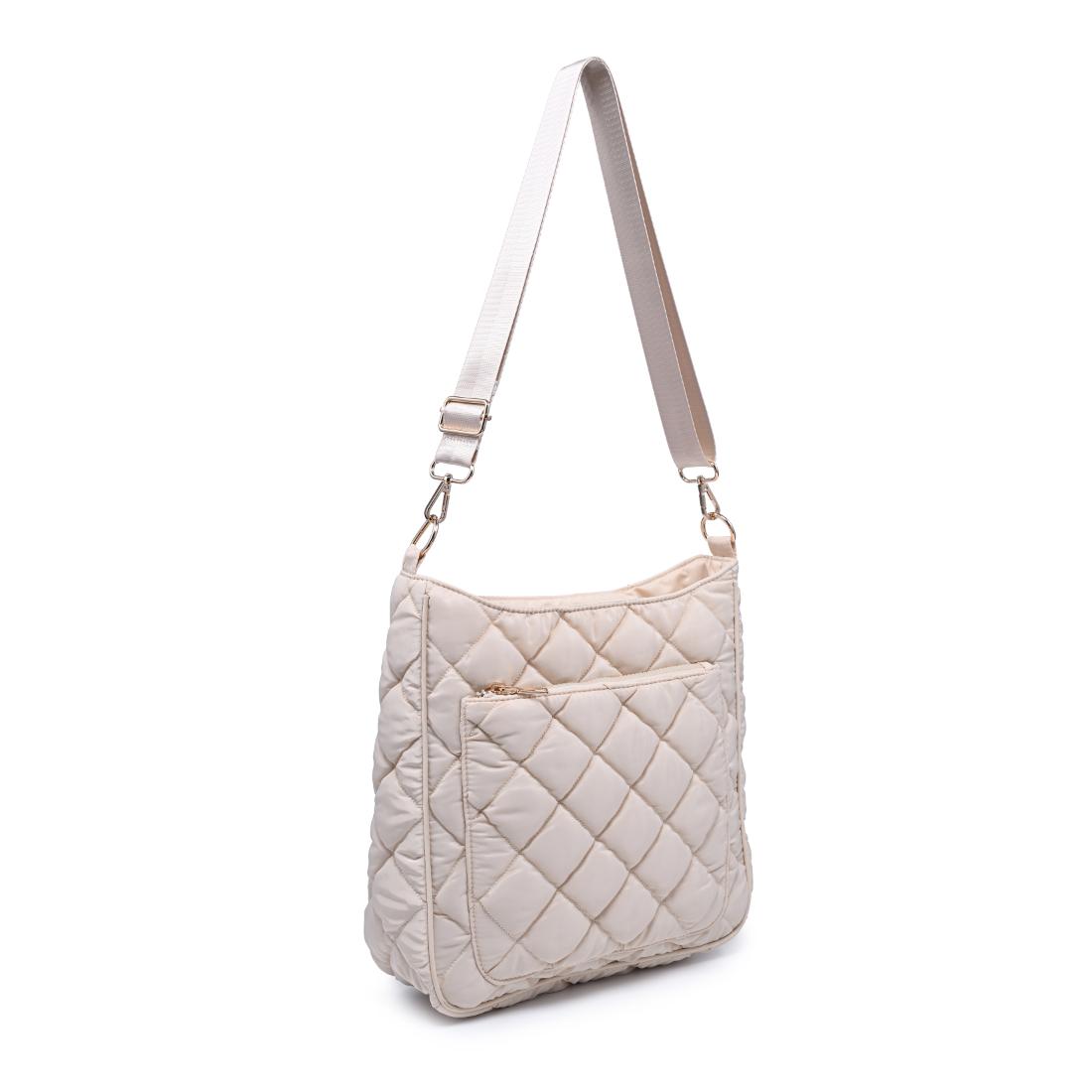 Urban Expressions Fia - Quilted Puffer Crossbody 840504207327 View 6 | Cream
