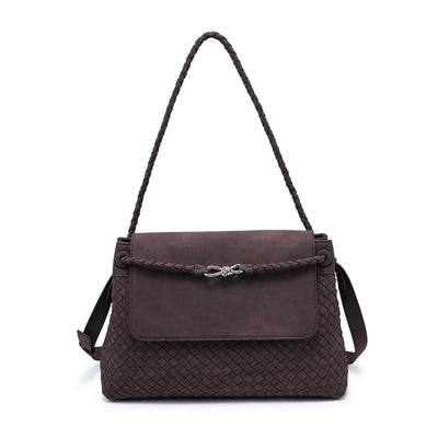 Urban Expressions Serenee Satchel 840504214868 View 1 | Chocolate