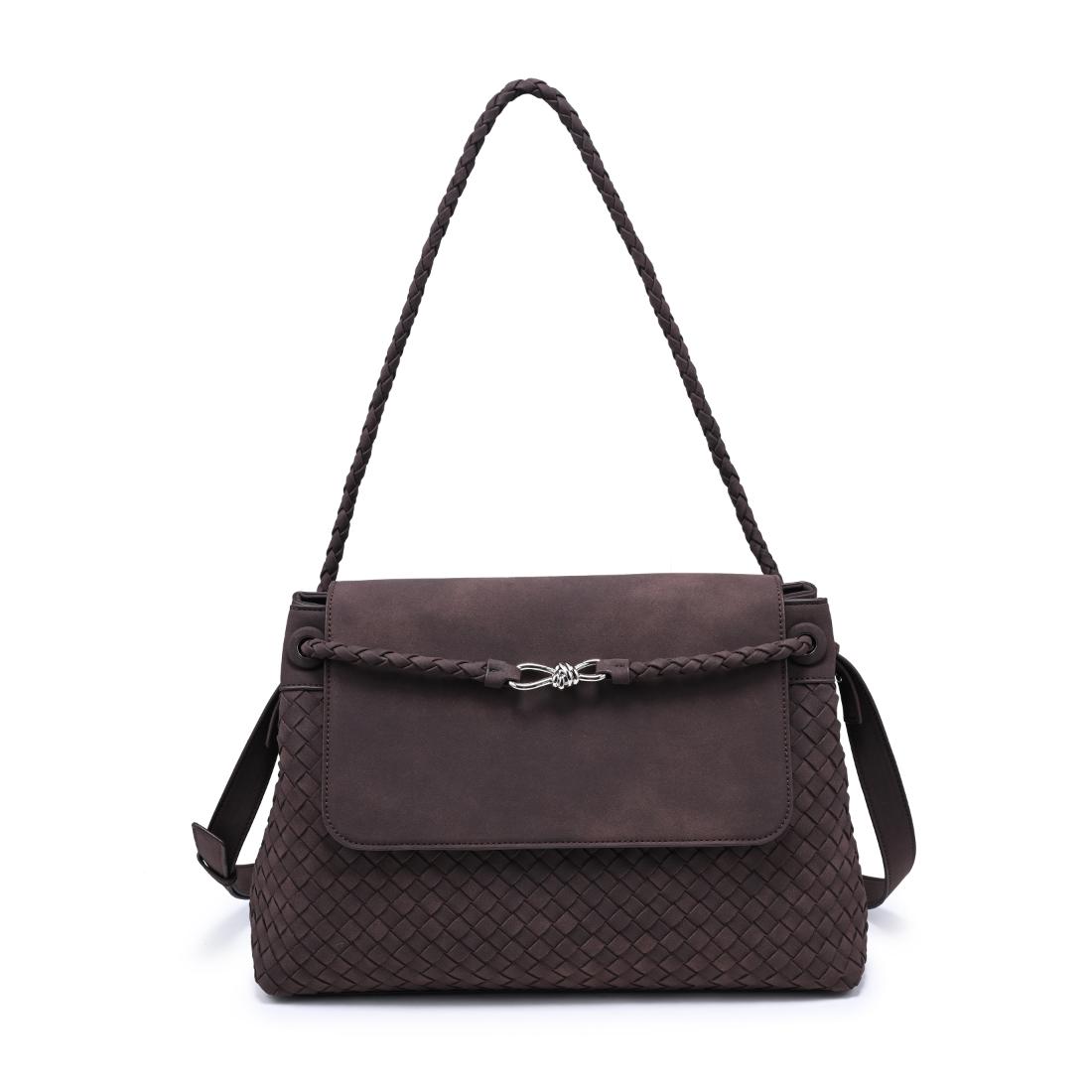Urban Expressions Serenee Satchel 840504214868 View 1 | Chocolate