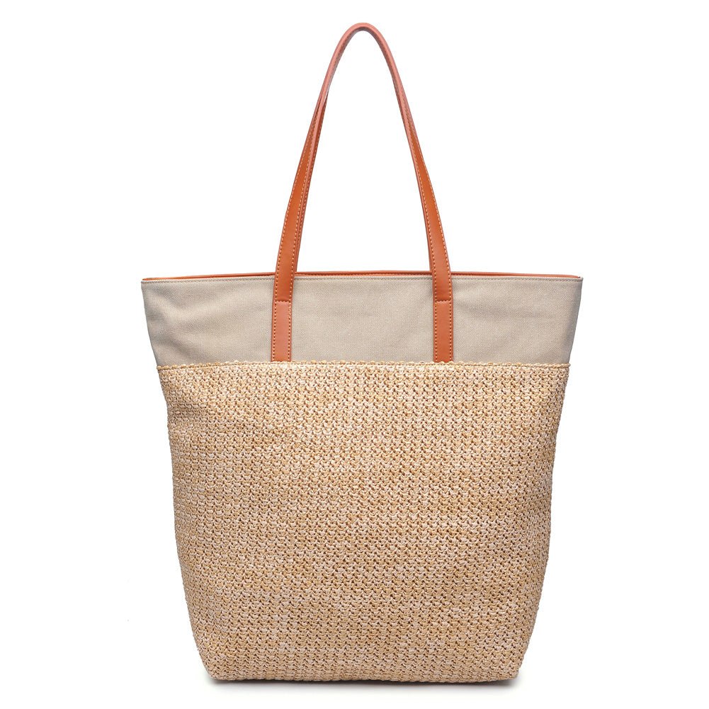 Product Image of Urban Expressions Marina Tote NA-840611143471 View 1 | Beige