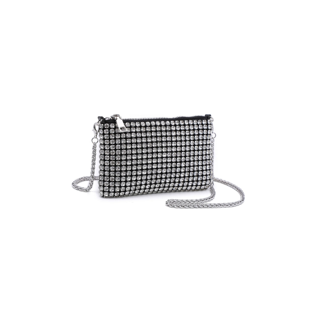 Product Image of Urban Expressions Christina Evening Bag 818209012812 View 6 | Silver