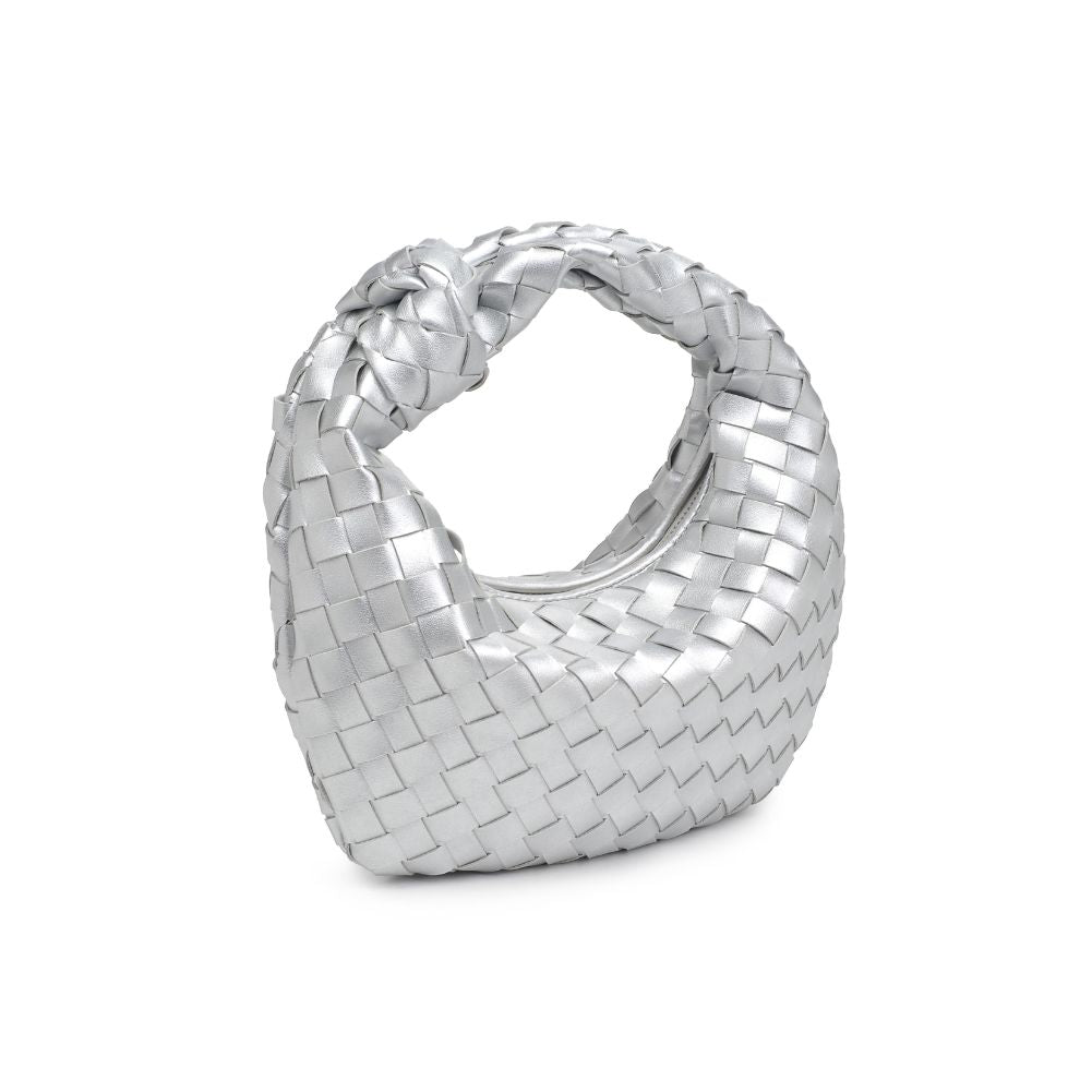 Product Image of Urban Expressions Tracy - Woven Clutch 840611107848 View 6 | Silver