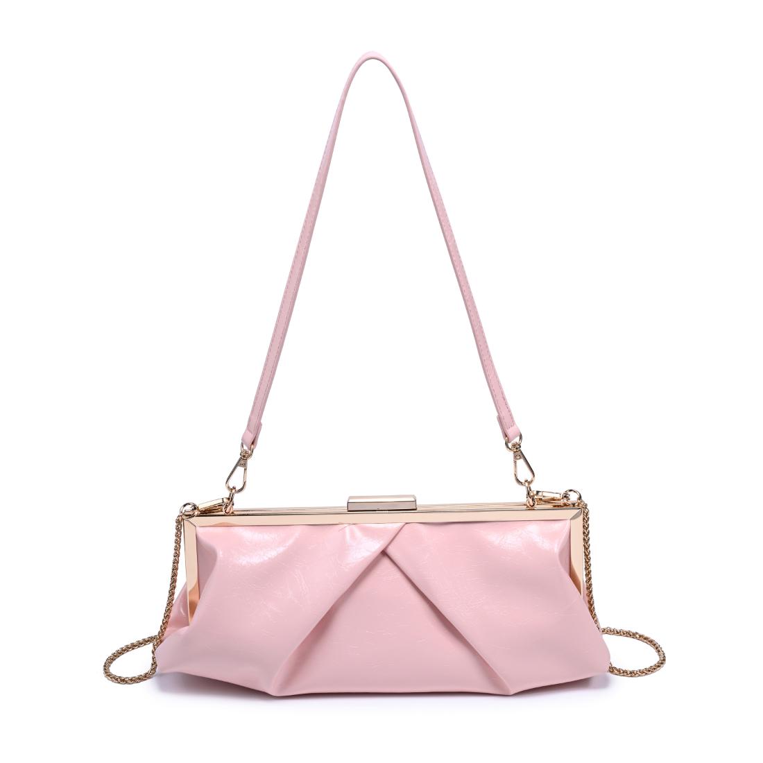 Woman wearing Pink Urban Expressions Scottie Crossbody 840504208003 View 7 | Pink