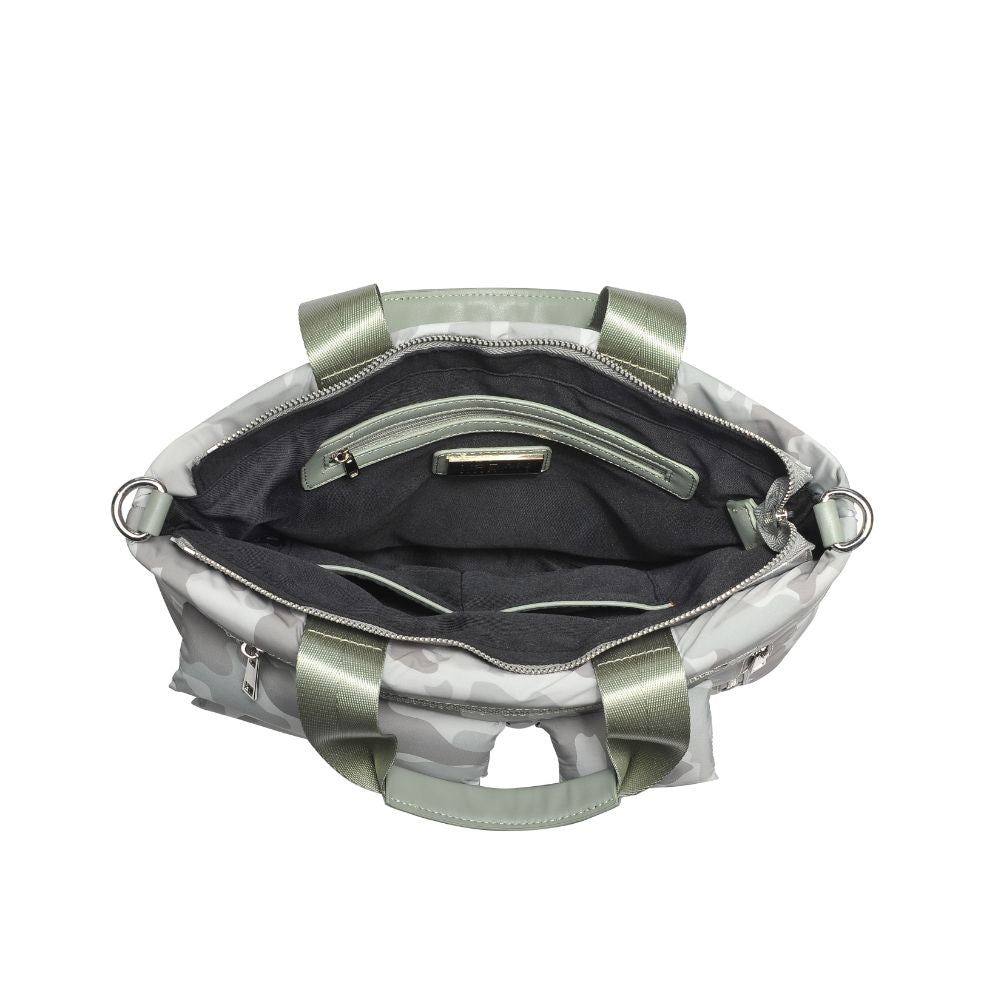 Product Image of Urban Expressions Aria Messenger 840611182067 View 8 | Sage Camo