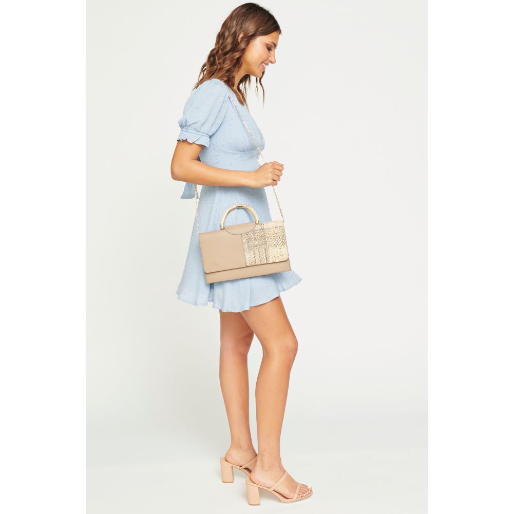 Woman wearing Natural Urban Expressions Rumi Clutch 840611170736 View 4 | Natural