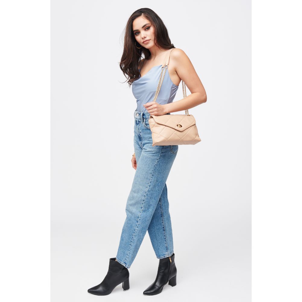 Woman wearing Natural Urban Expressions Felicity Crossbody 840611182746 View 4 | Natural