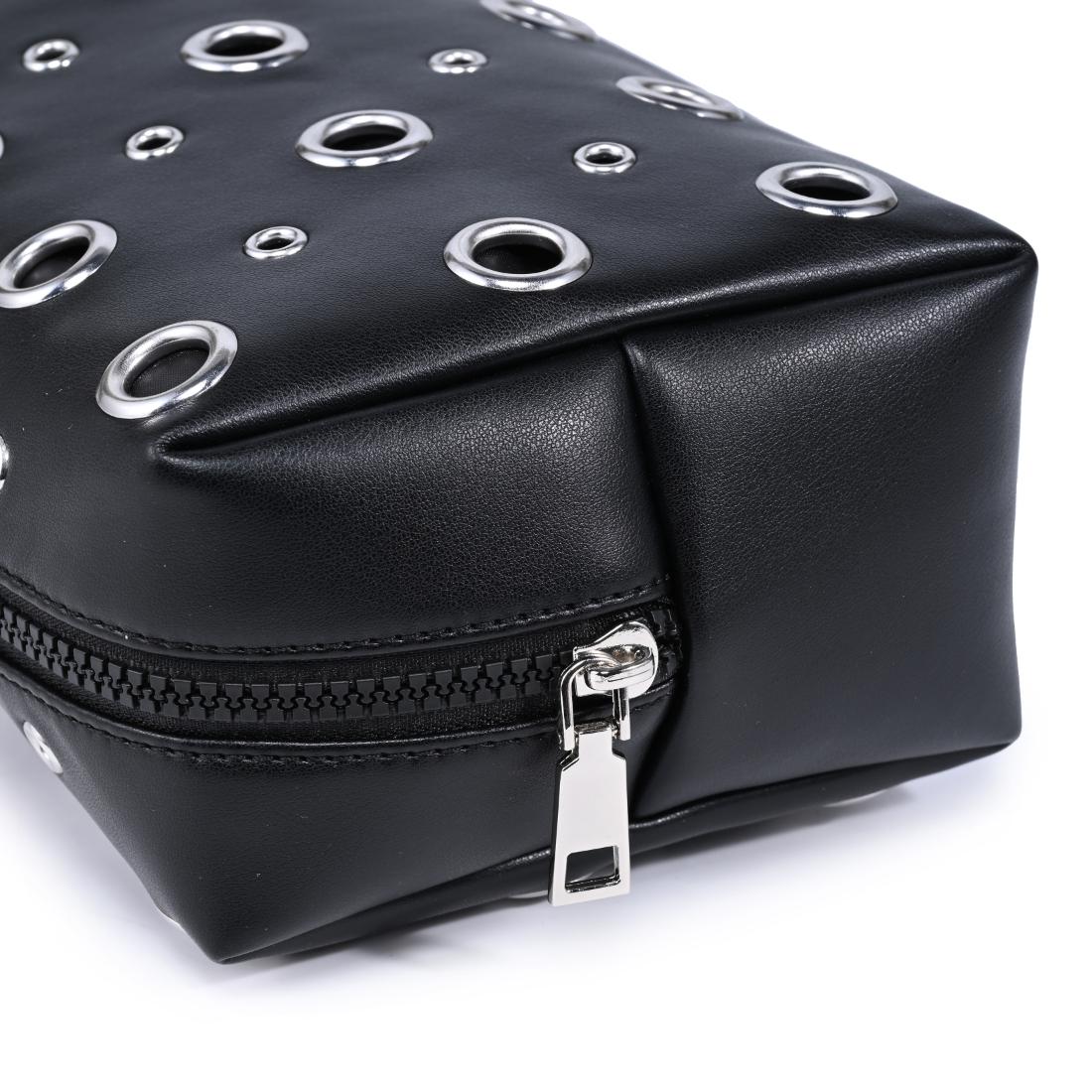 Urban Essentials Grommet Revival Cosmetic & Travel Organizer Pouch 840504210549 View 8 | Black
