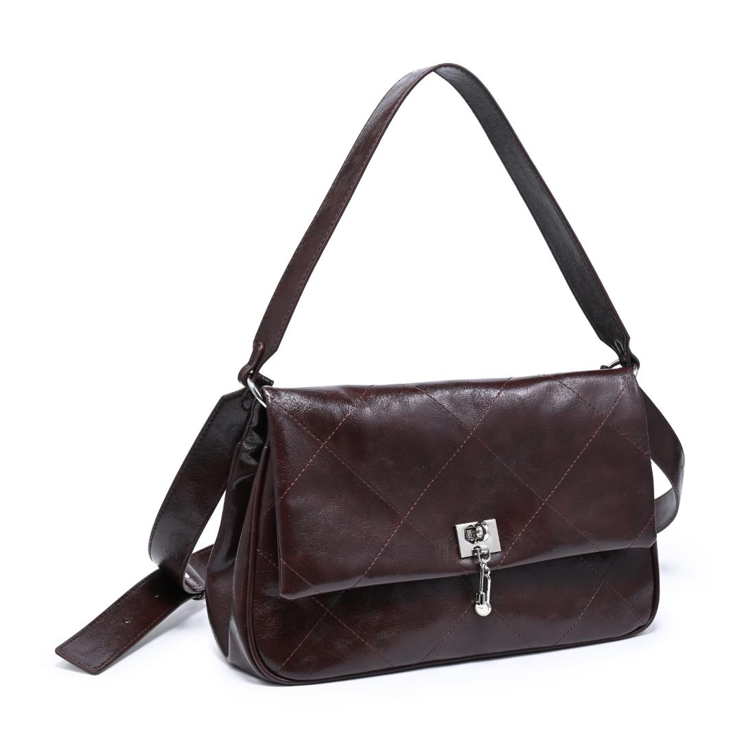Urban Expressions Frankie Shoulder Bag 840504211799 View 2 | Espresso