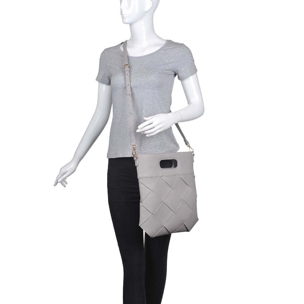 Product Image of Urban Expressions Rosie Crossbody 840611172426 View 5 | Grey