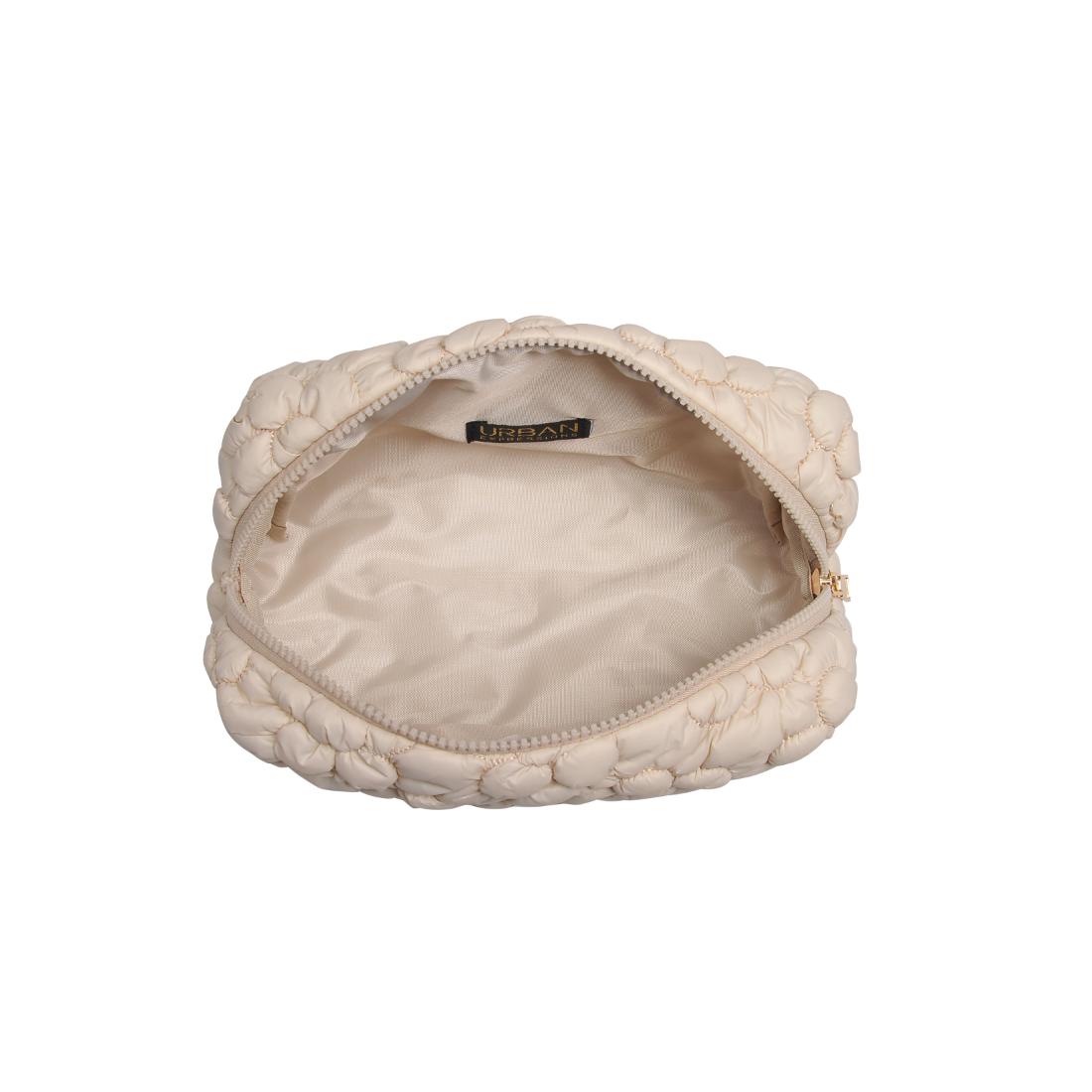 Urban Essentials Flora Pop - Nylon Cosmetic & Travel Organizer Pouch 840611144188 View 8 | Cream