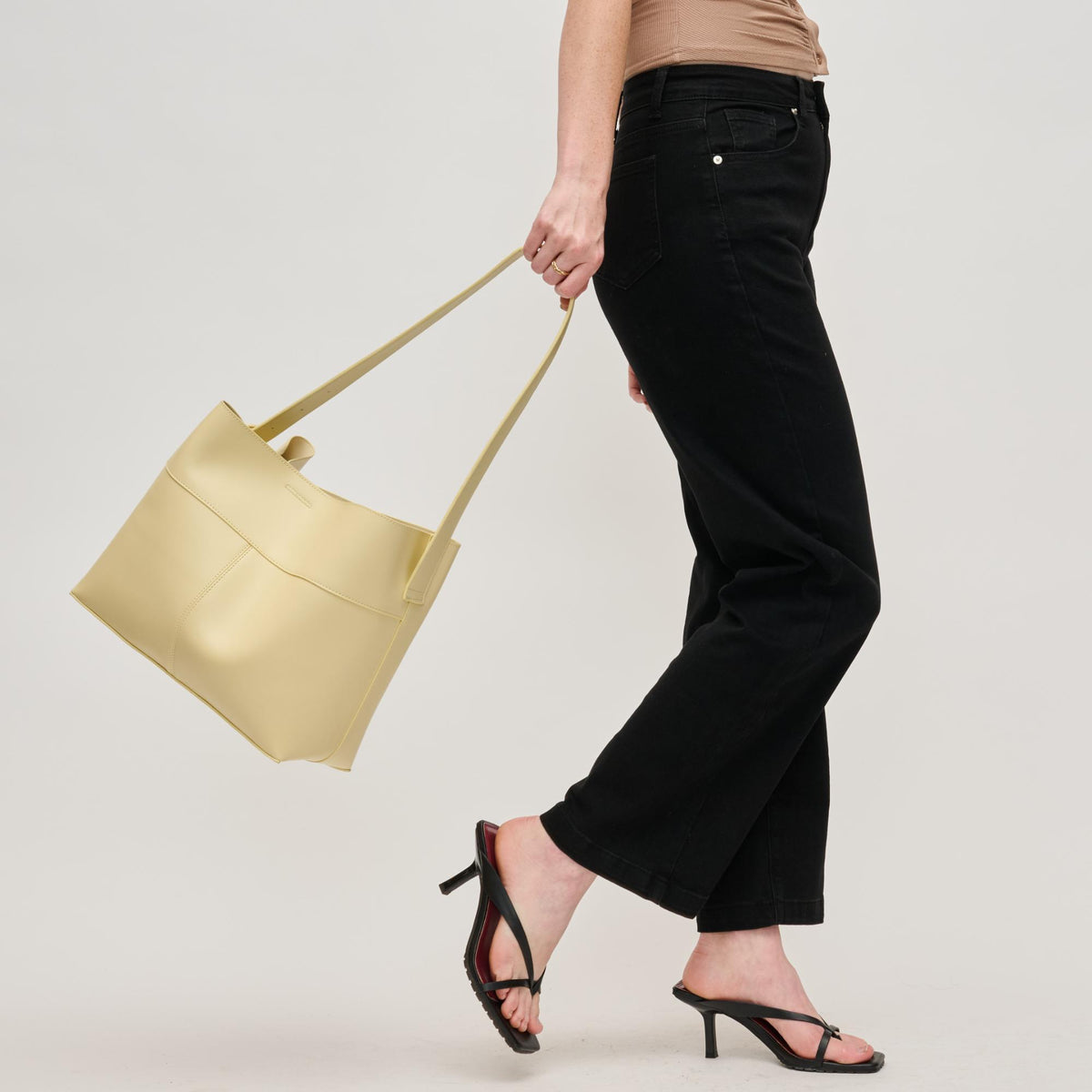 Woman wearing Butter Urban Expressions Rory Tote 840611152886 View 4 | Butter