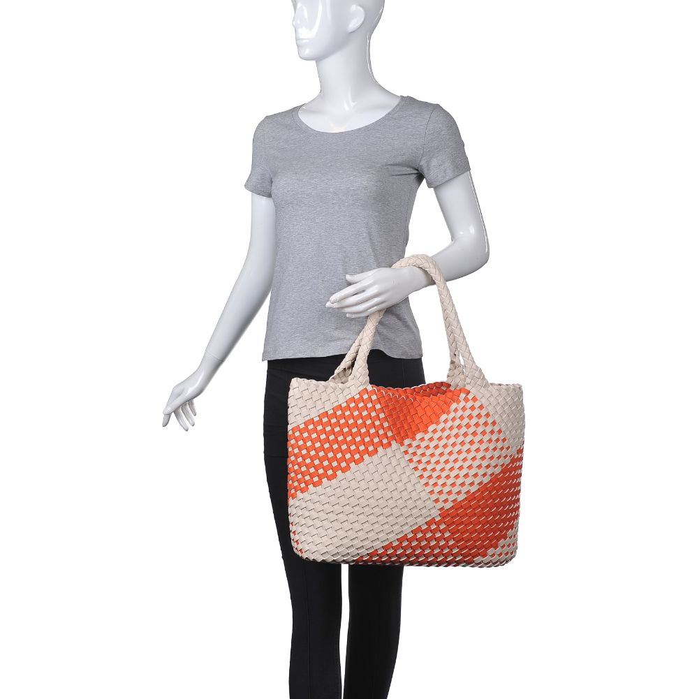 Product Image of Urban Expressions Cebu Tote 840611169594 View 5 | Orange Cream