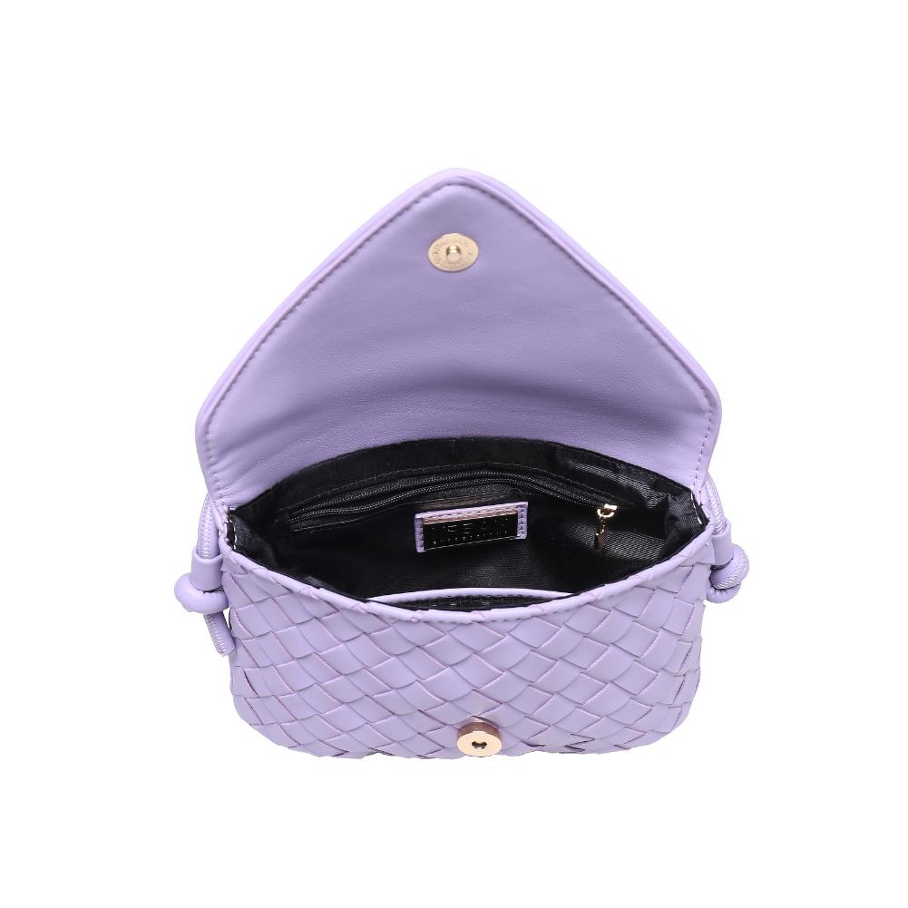 Woman wearing Lilac Urban Expressions Kylo Crossbody 840611124401 View 9 | Lilac
