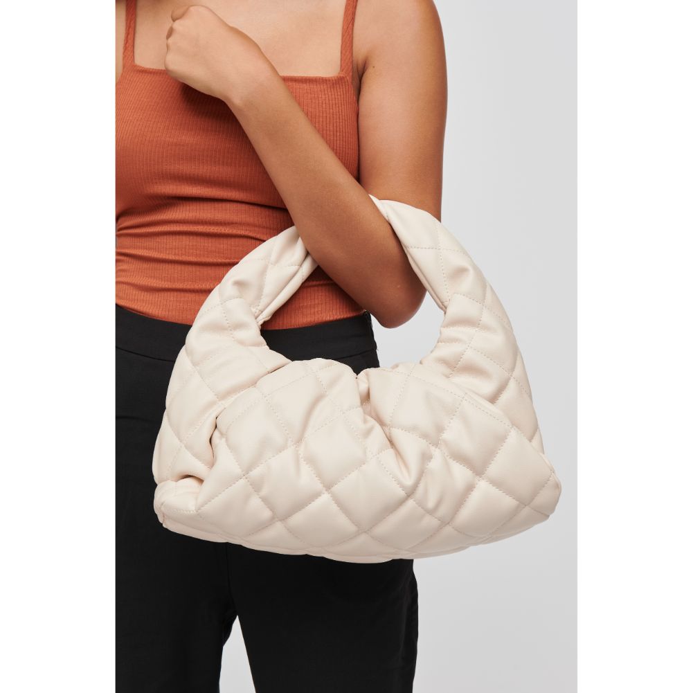 Woman wearing Ivory Urban Expressions Renee Hobo 840611182517 View 1 | Ivory