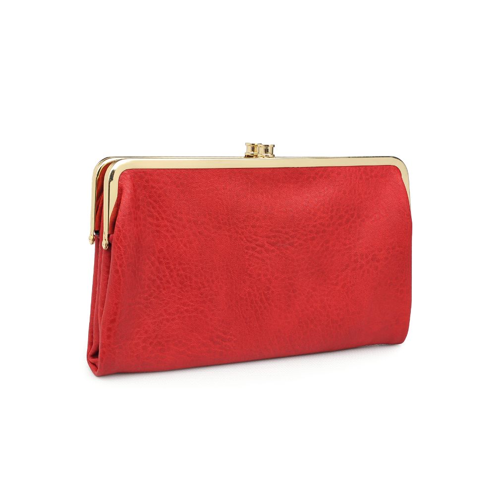 Woman wearing Scarlet Urban Expressions Sandra Wallet NA-840611151612 View 6 | Scarlet