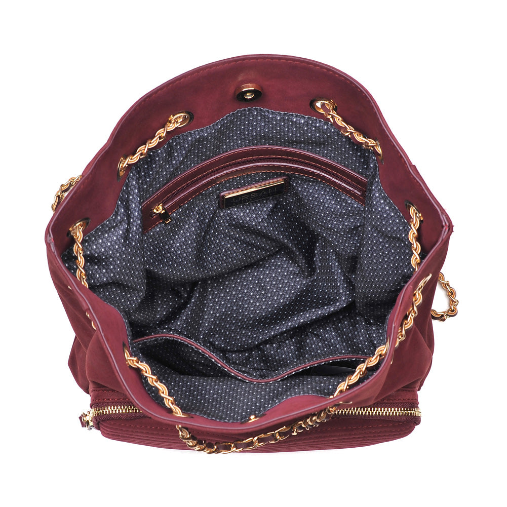 Product Image of Urban Expressions Farrah Backpack NA-840611153692 View 4 | Burgundy