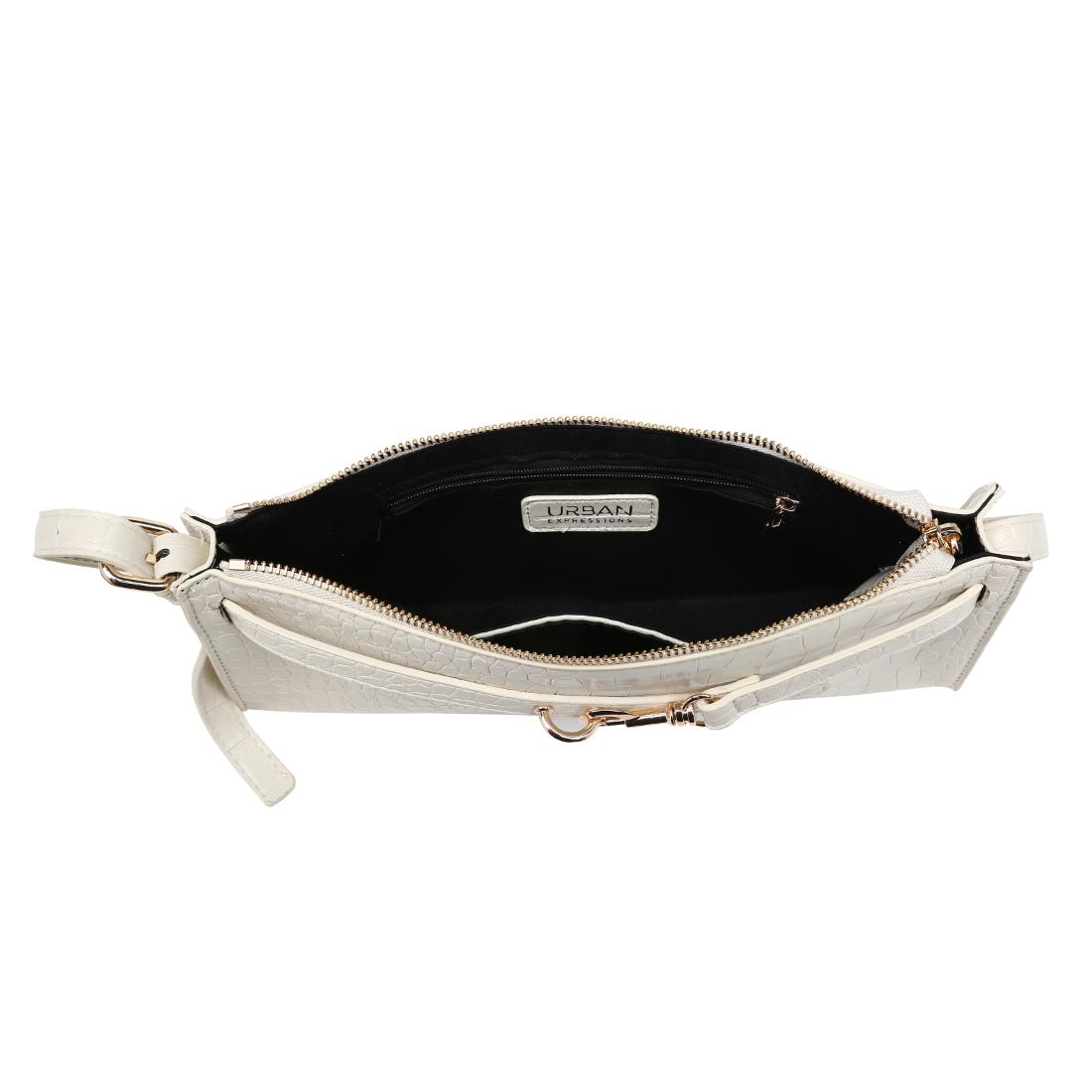 Urban Expressions Yaretzi - Croco Shoulder Bag 840504211065 View 4 | Oatmilk Croc