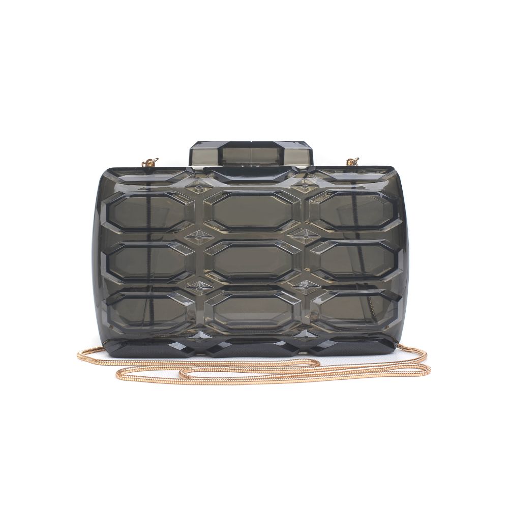 Product Image of Urban Expressions Rexha Evening Bag 840611171634 View 5 | Smoke