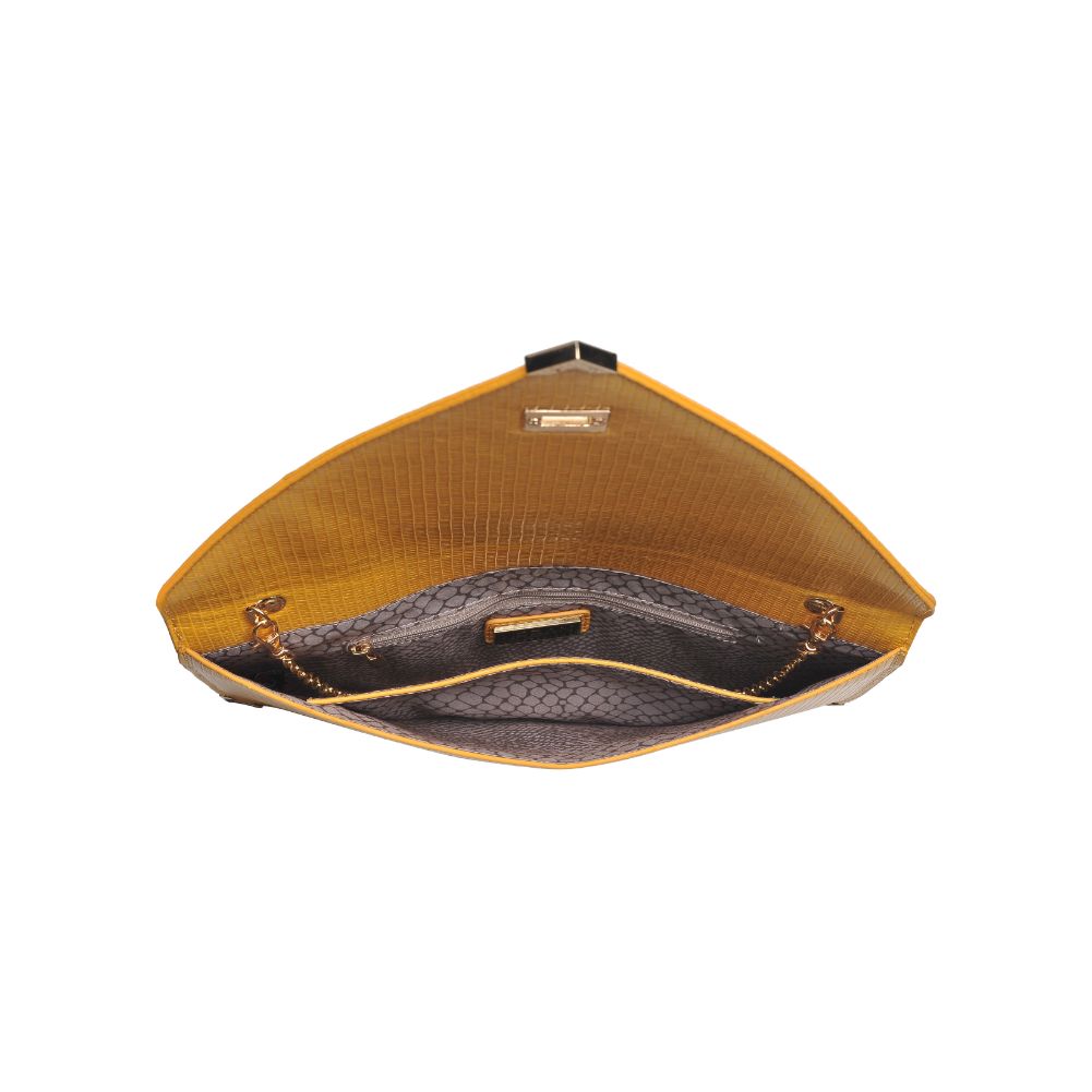 Product Image of Urban Expressions Cally Clutch 840611172570 View 4 | Mustard