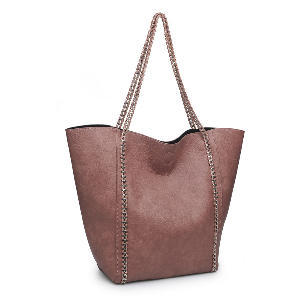 Product Image of Urban Expressions Matilda Tote NA-840611151445 View 2 | Mauve