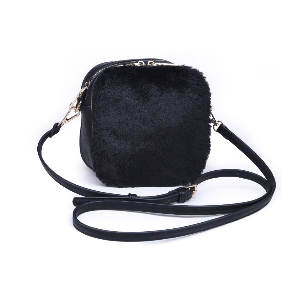 Woman wearing Black Urban Expressions Sylvester Crossbody NA-840611140067 View 6 | Black