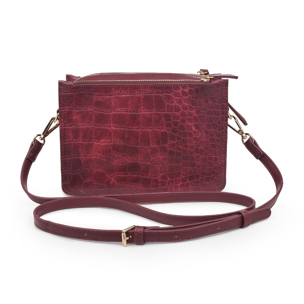Product Image of Urban Expressions Rayna Crossbody NA-840611163998 View 3 | Burgundy