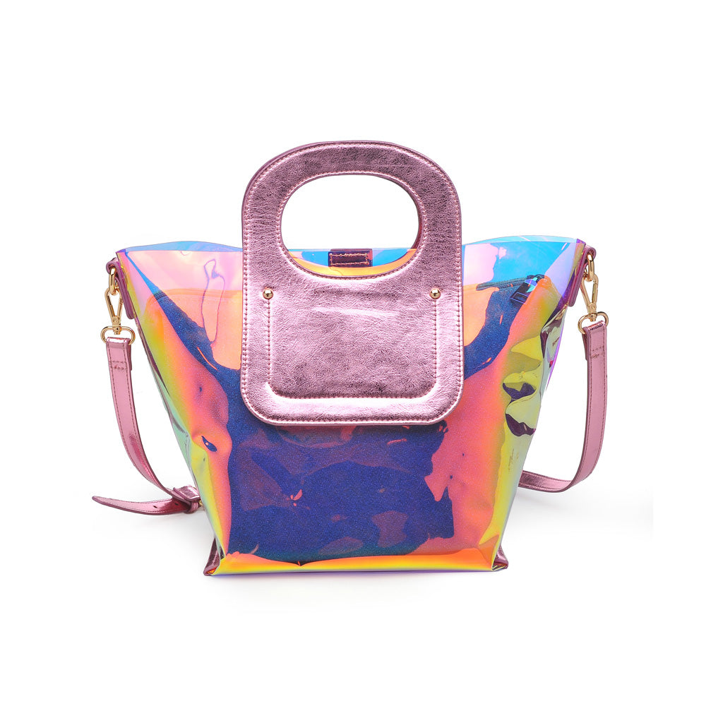Product Image of Urban Expressions Joplin Satchel NA-840611144478 View 3 | Pink